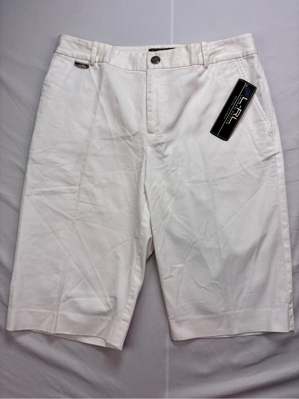 Ralph Lauren Women’s White Bermuda Shorts
